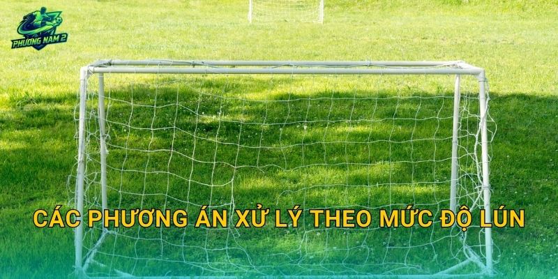 Các phương án xử lý theo mức độ lún
